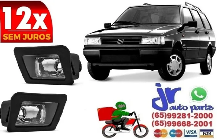 Par Farol Milha Elba 1985 a 1995 Auxiliar Neblina