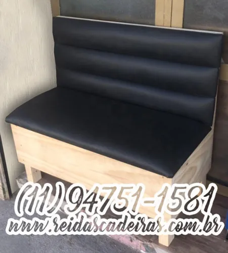 Sofá Booth de Madeira Maciça