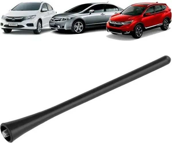 Haste Para Antena Teto Lisa Mega Flex 17cm Honda Civic 2007 à 2016