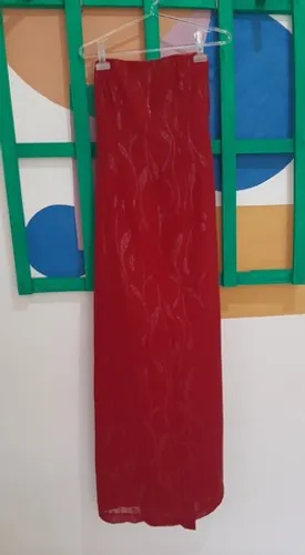 lindo vestido de festa vermelho
