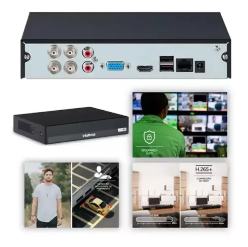 Dvr Stand Alone Intelbrás 4 Canais - MHDX 1004-C