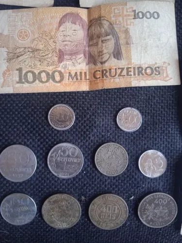 Moedas antigas brasileiras - colecionadores