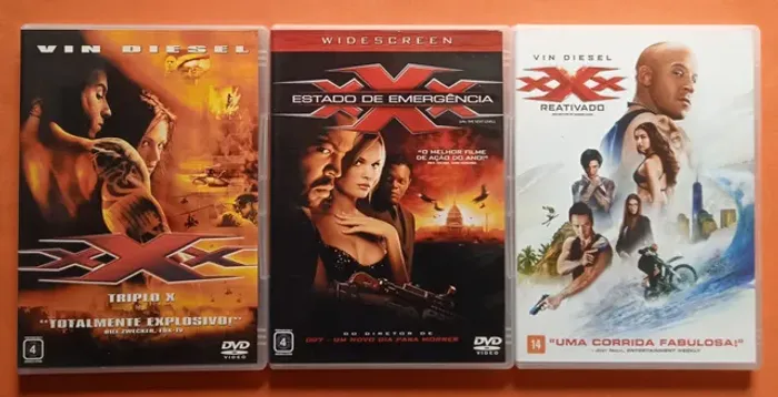 Dvd Triplo X 1 2 e 3