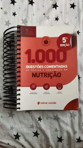 Livro de 1.000 questões na área de NUTRIÇÃO