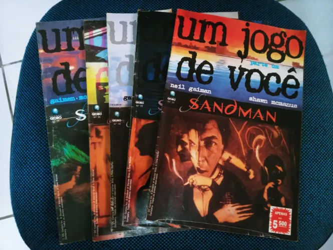 Revista Sandman Editora Globo anos 90 Um Jogo de Você