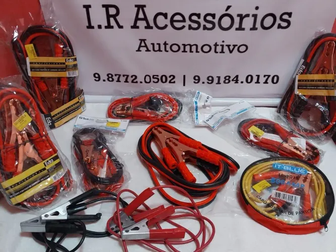 Cabo de Partida para Carro - 300A, 400A e 600A aceito cartão!