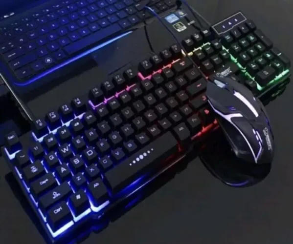 Kit Teclado E Mouse Gamer Rainbow K8