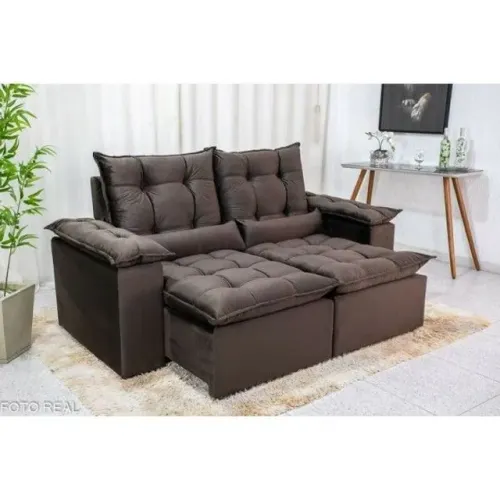 Sofá Retrátil Reclinável 3 Lug. Grécia 2.00m rf177m