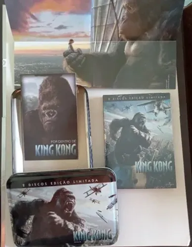 Box DVD Originais - King Kong - Perdidos no Espaço - Shrek
