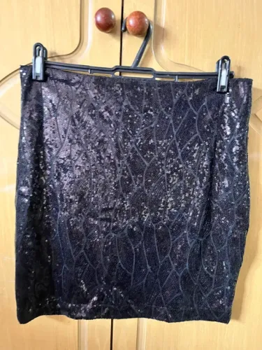 Blusa de Sequins Preta - Festa, Casamento, Formatura