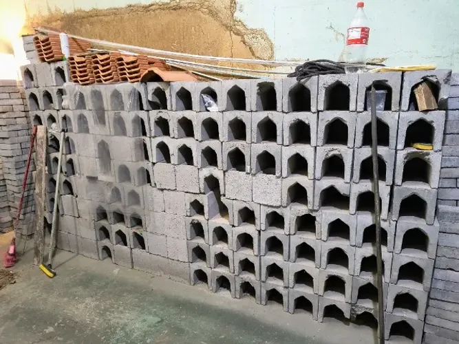 140 Blocos de Concreto Canaleta Estrutural 19x19x39