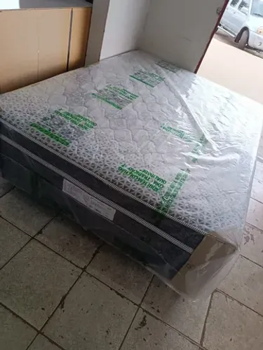 CAMA BOX CASAL MOLAS ENSACADAS