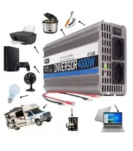 Sem estoque Inversor Tensão 4000w Pico 12v 110v Onda Senoidal Modificada Conversr 2000w No