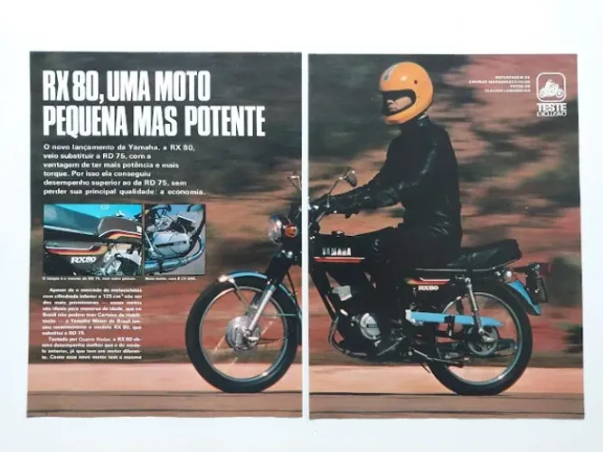 Yamaha RX 80 - Matéria original de revista Quatro Rodas