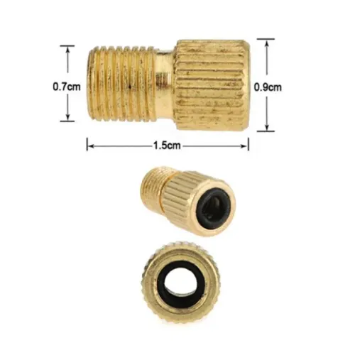 Cod090 - Adaptador p/ câmara ar p/ revenda c/ 100 unidades Priesta / Schereder Ciclismo