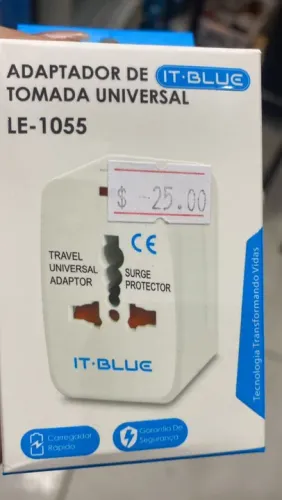 Adaptador Universal de Viagem Internacional It Blue Le 1055 - Loja Coimbra Computadores 