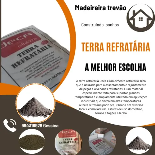Argamassa refratária