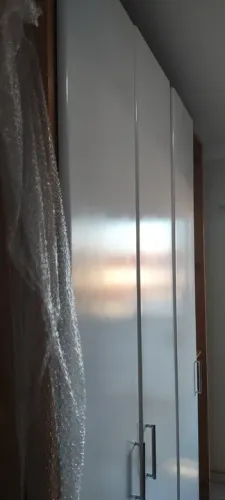 Armario em pau marfim e formica em 12 vezes no cartão