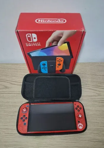 Promoção Nintendo Switch Oled 512Gb + 64Gb Destravado( ACEITO CREDISHOP)