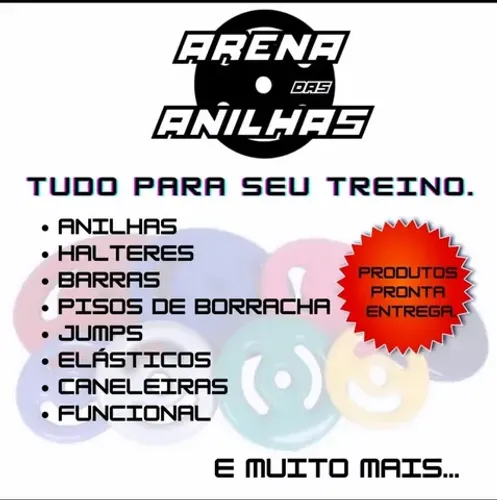 Anilhas halter para treino academia