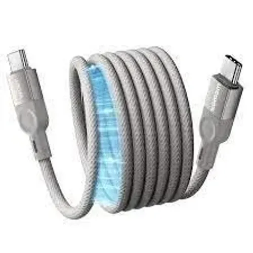 Cabo Magnético USB-C 100W para Celular Ultra Rápido
