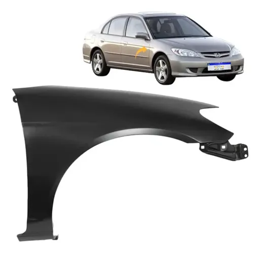 Paralama Honda Civic 2004 2005 2006 Dianteiro Novo