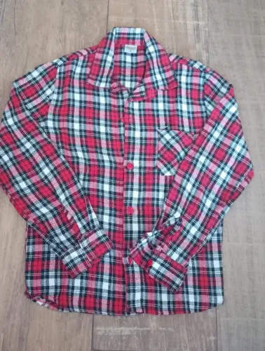 Camisa Xadrez Vermelha Kid Stok - Tamanho 8 (Usado)