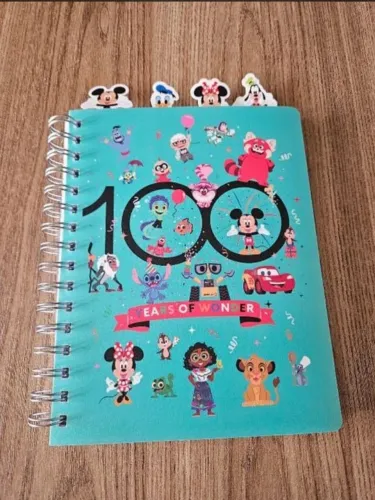 Caderno Disney 100 anos