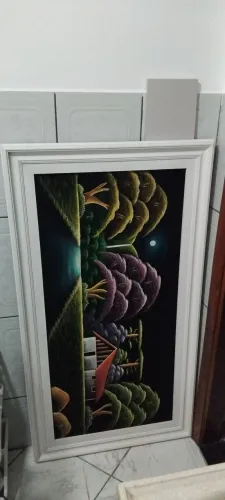 Quadro de imagem noturna de 150x80