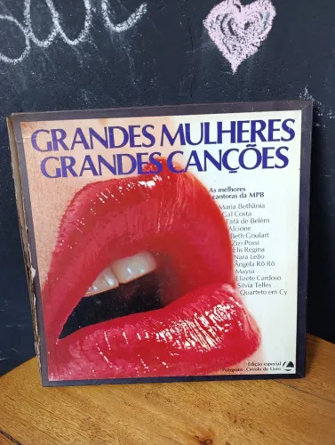 BOX 3 LP VINIL Grandes Mulheres Grandes Canções RARIDADE ANOS 80 1981