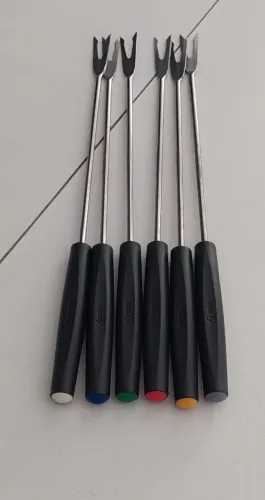 Conjunto Garfos P/ Fondue Aço Inox 6 Pcs Viena Carrocel