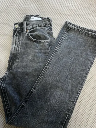 Calça mom jeans preta Zara 32