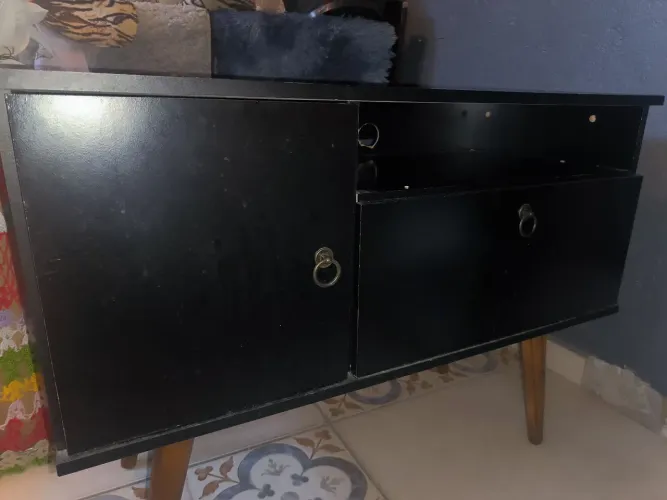 Rack retrô de sala