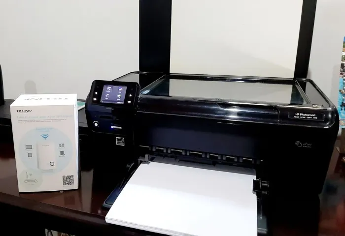 Impressora Multifuncional HP Photosmart  d110a  Wi-Fi+  Tp Link