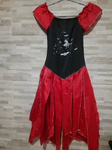 Fantasia de Halloween infantil tamanho 10/12