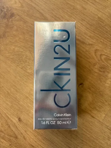 perfume masculino edt calvin klein in2u for him, 50 ml, novo, lacrado
