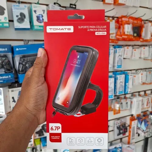 Suporte de celular para moto a prova dgua - entrega em slz e região