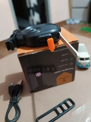 Luz de bicicleta USB recarregável