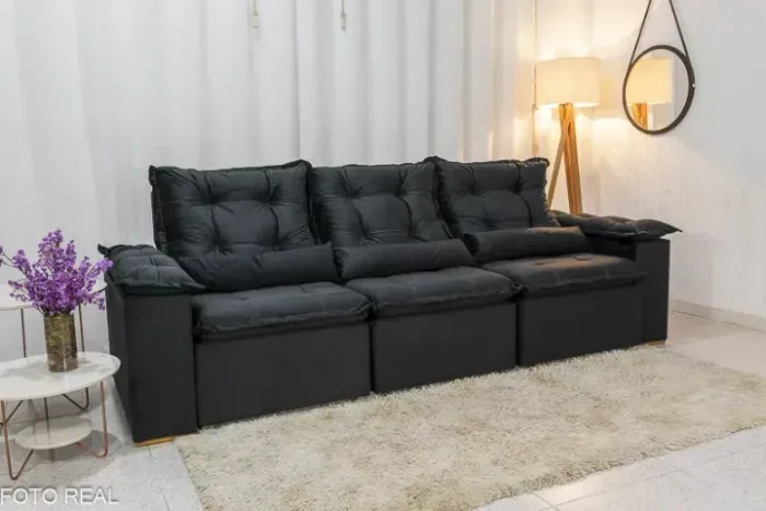 Chame para agendar sua entrega! Mod Sofá Retrátil e Reclinável 2.70cm COD 315  