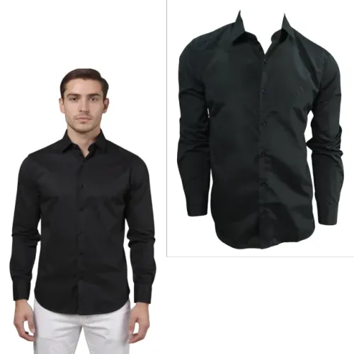 Camisa Venera Social Manga Longa Masculina Original Tamanho G Preta
