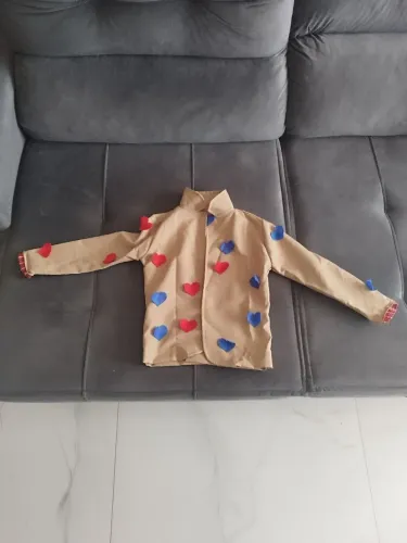 Paletó Blazer Noivo infantil fantasia festa junina/julina