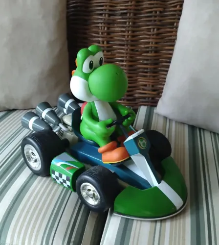 Carro de corrida Yoshi, Mario Bross controle remoto 