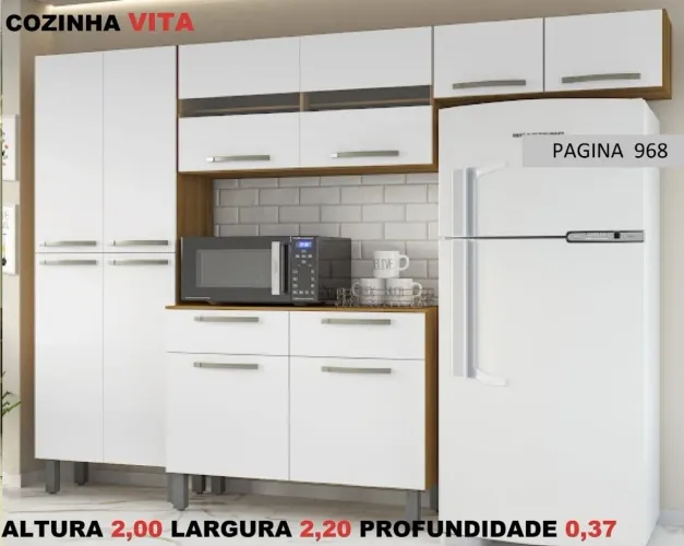 Cozinha Completa com balcão super espaçosa 