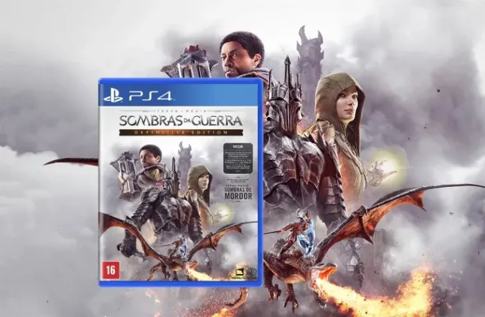Terra Media: Sombras da Guerra Edição Definitiva Lacrado PS4 