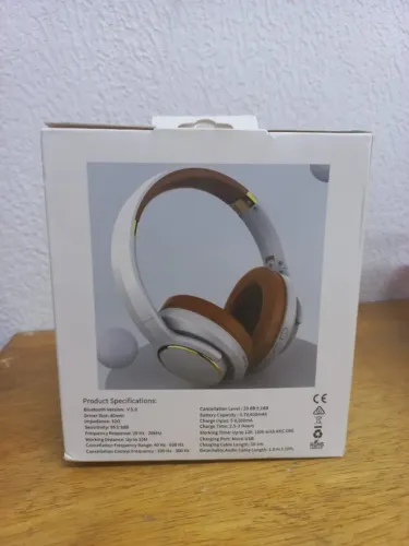 Fone de ouvido dobrável com cancelamento de ruído. [OPEN BOX]