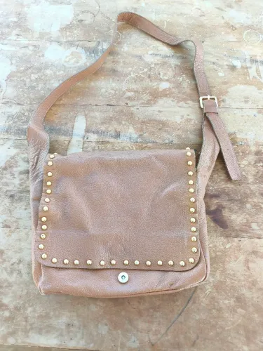 Bolsa de couro grande Via mia