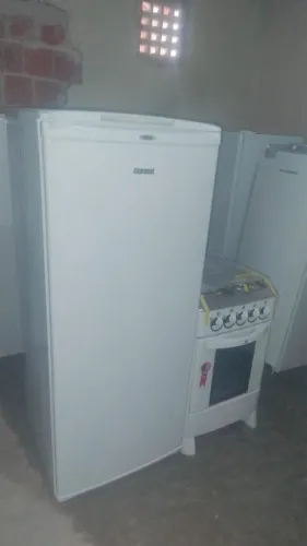 Kit fogão e geladeira semi-novos a pronta entrega 