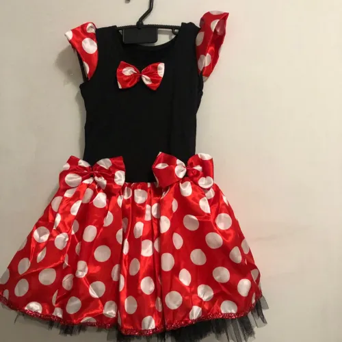 Vestido Infantil Minnie Vermelho
