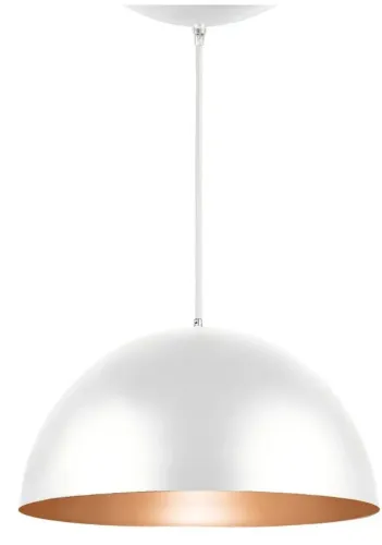 Pendente luminária Meia lua 