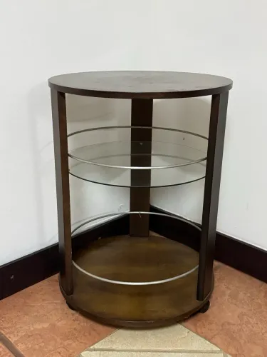 Bar madeira, redondo